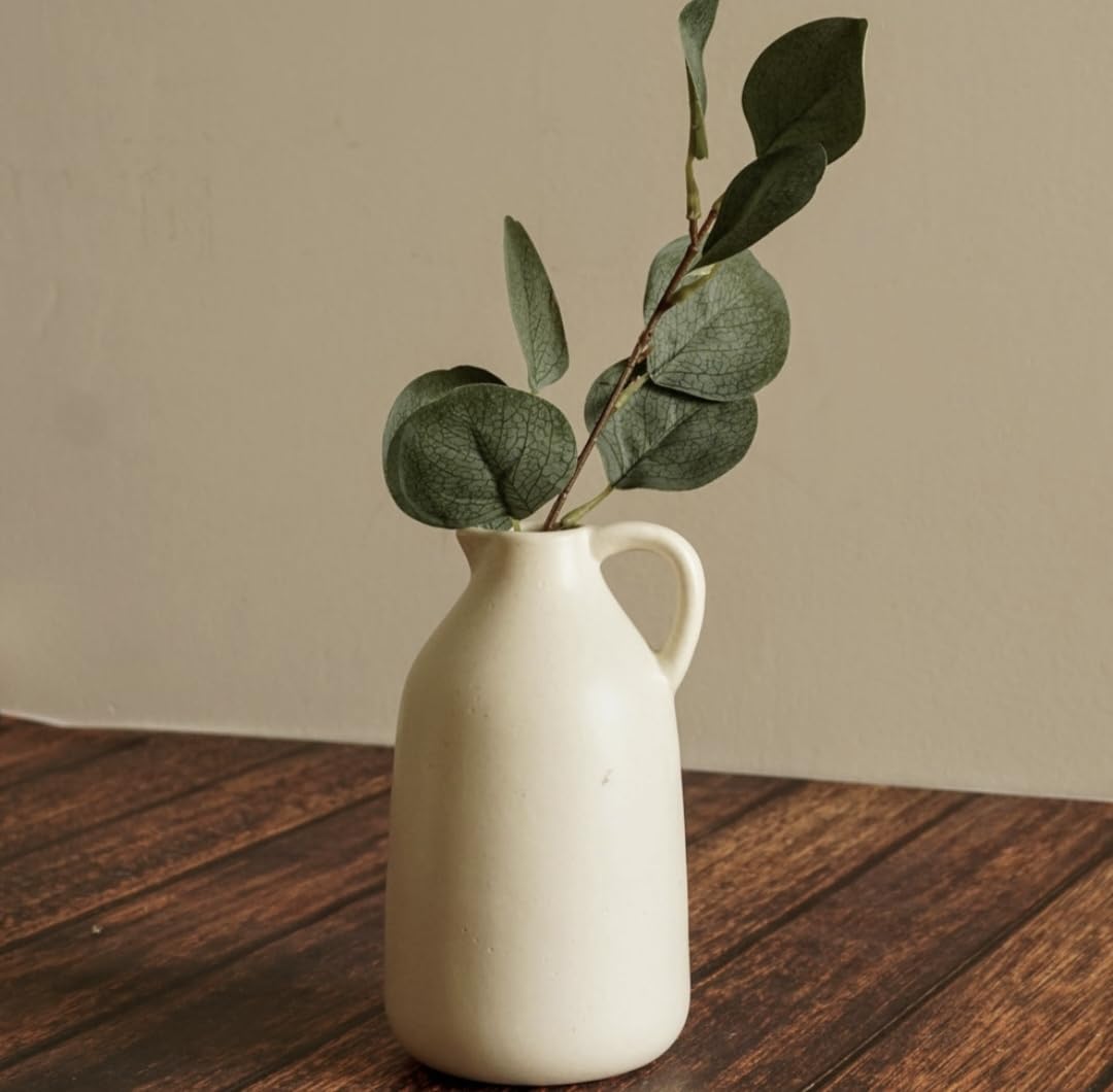 Morwee Bottle Shaped Vases for Home Decor, Modern Pampas Vases