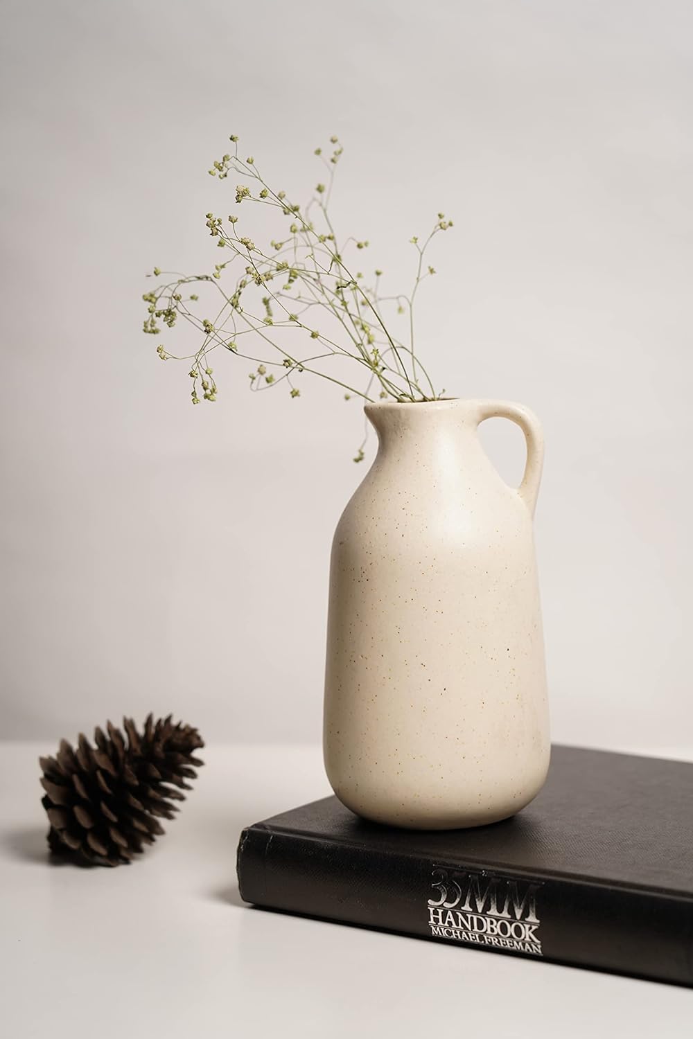 Morwee Bottle Shaped Vases for Home Decor, Modern Pampas Vases