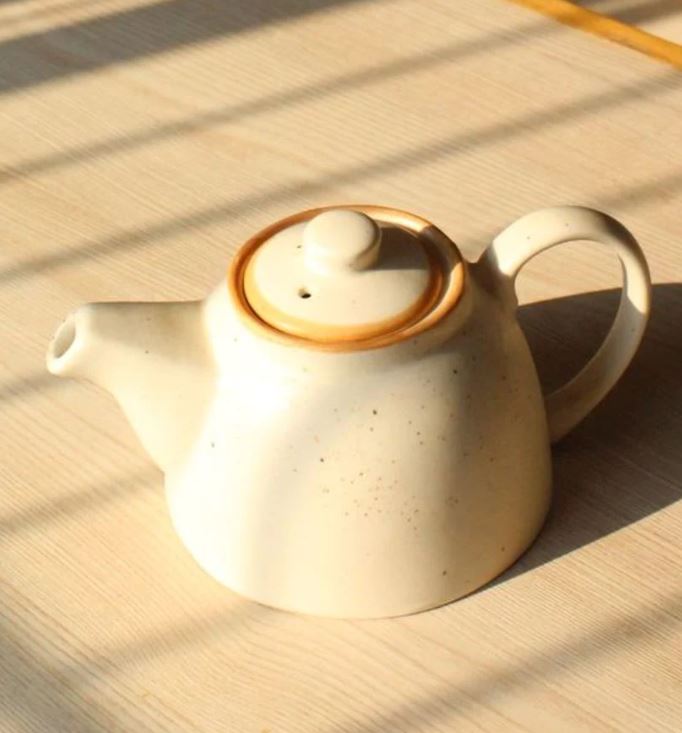 Morwee Caramel Ceramic Tea Kettle