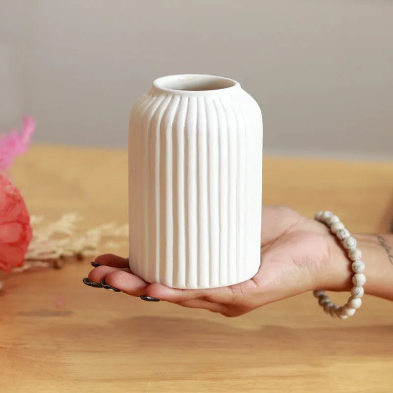 Morwee Snow White Vase – Set of 3 – Premium Matt