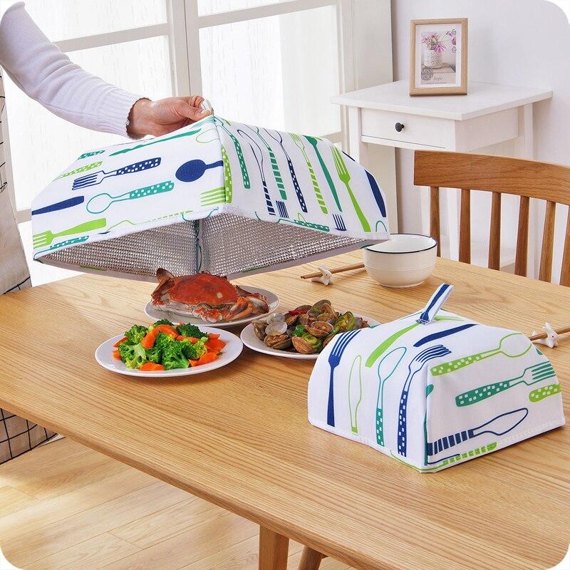 Insulated Food Cover Spoon Print  - Pack Of 2